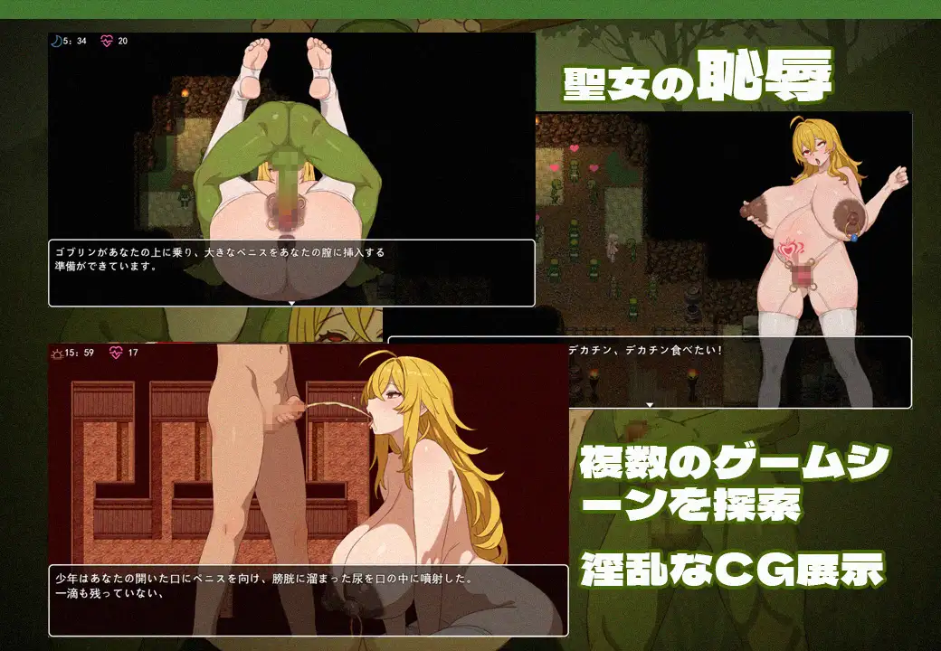 日式RPG/汉化/作弊码/双端丨欲望的女神伊莲娜 欲望の女神イリーナ  【20251021】 游戏截图 1