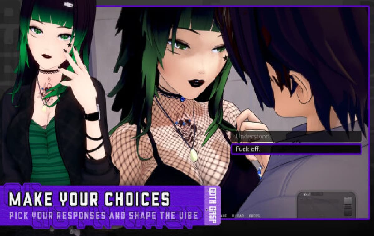 日系SLG/AI汉化/动态/双端丨哥特式喘息 Goth Gasp v1.1.R【20260126】 游戏截图 1