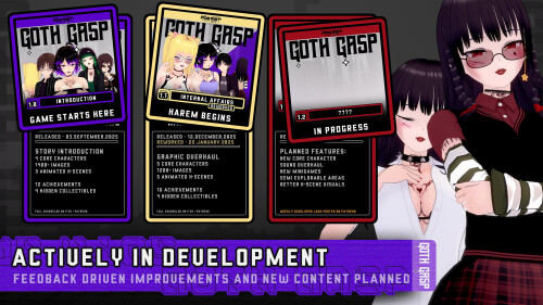 日系SLG/AI汉化/动态/双端丨哥特式喘息 Goth Gasp v1.1.R【20260126】 游戏截图 5