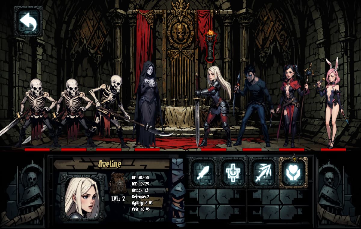 精品SLG/汉化/后宫/怀孕/双端丨Forbidden Dungeon 禁忌地牢 v0.1.5 AI汉化版【20260210】 游戏截图 1