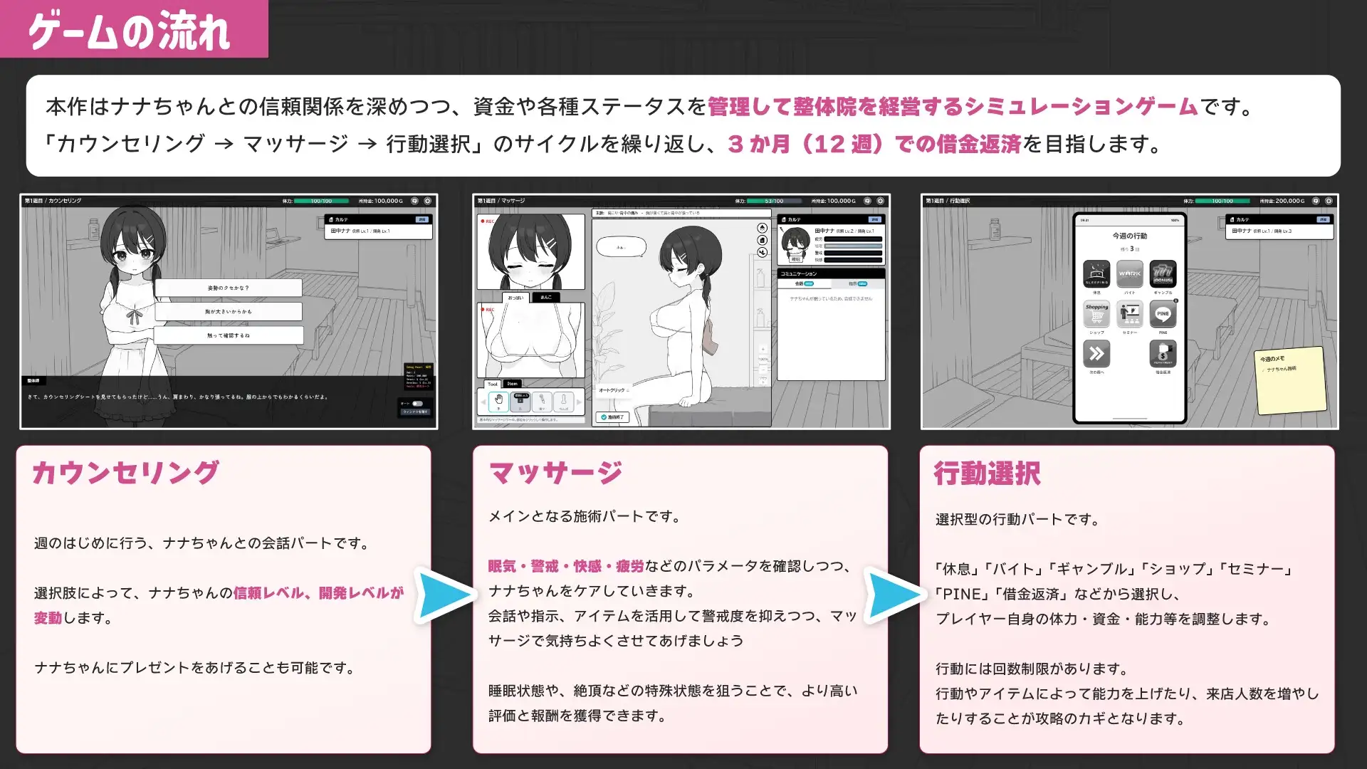 SLG/微云/双端丨心跳！性感按摩/ドキドキ!性感マッサージ/V.2.0 【20260314】 游戏截图 7