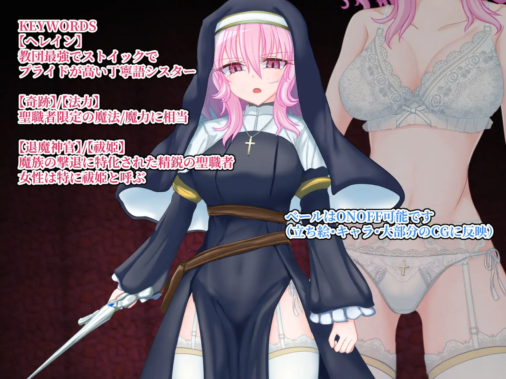 日系RPG/AI汉化/双端丨退魔神官赫蕾茵与魔淫洞窟 退魔神官へレインと魔淫の洞窟【20260415】 游戏截图 1