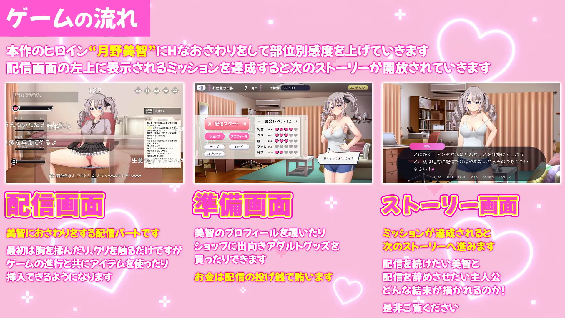 SLG/生肉/动态丨给直播女友来点惩罚！/配信彼女にお仕置きを！ 【20260612】 游戏截图 7