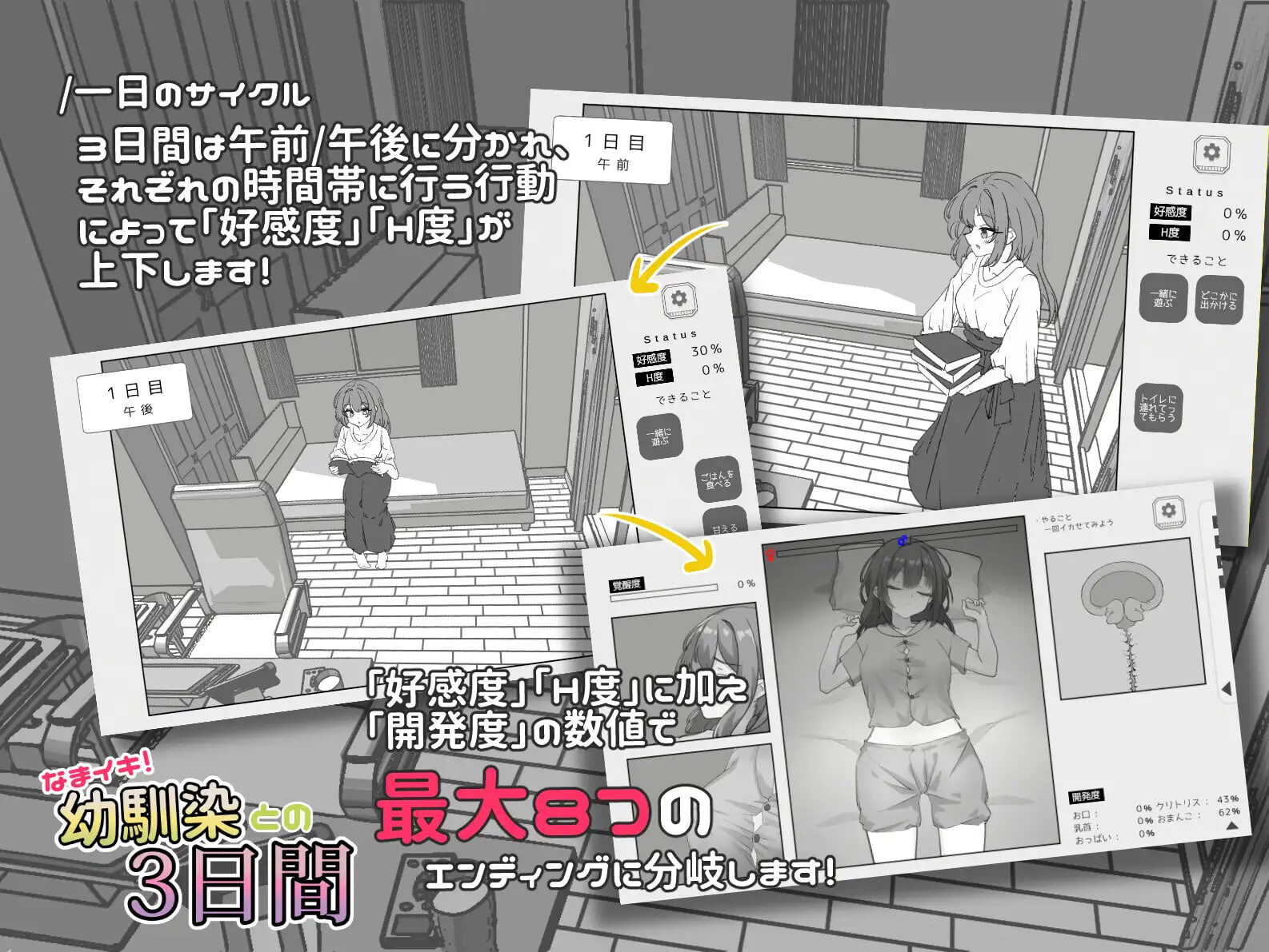 SLG/官中/双端丨与温柔可爱的大姐姐一起的秘密三天 ゆるふわお姉ちゃんと秘密の3日間 -YOKO v1.0  官中版【20260611】 游戏截图 3