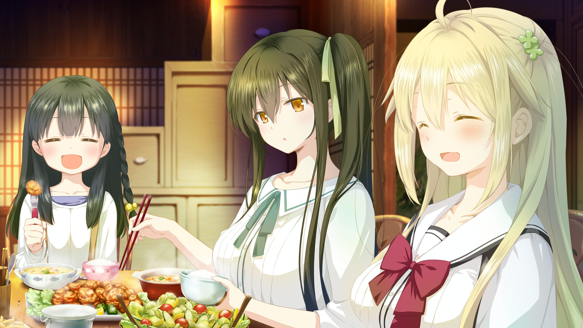 ADV/汉化丨樱花，萌放。-as the Night's, Reincarnation-/さくら、もゆ。-as the Night's, Rei v1.18.2【20260626】 游戏截图 2
