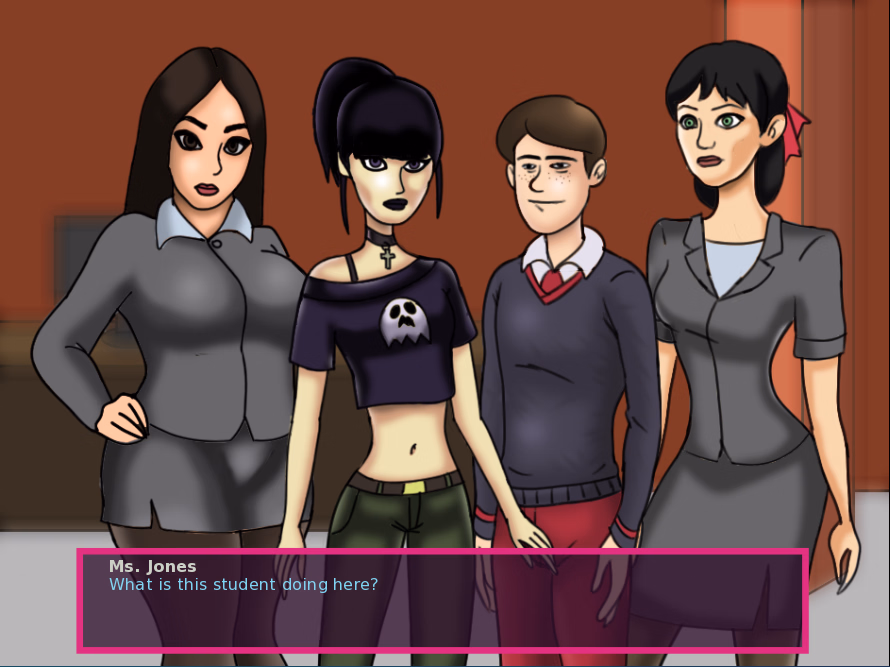 校园冒险：青春期的欲望探索（School Adventures）v0.1 精翻汉化 游戏截图 5
