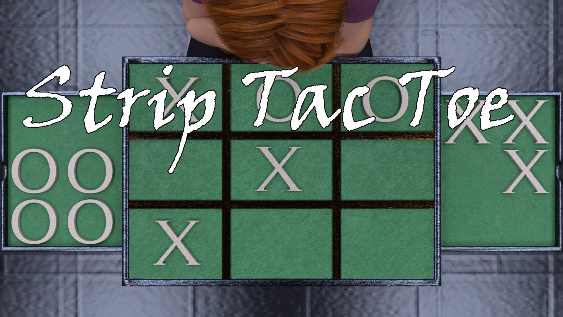 脱衣井字棋：萝莉的诱惑（Strip Tac Toe）v0.05 精翻汉化 游戏截图 1