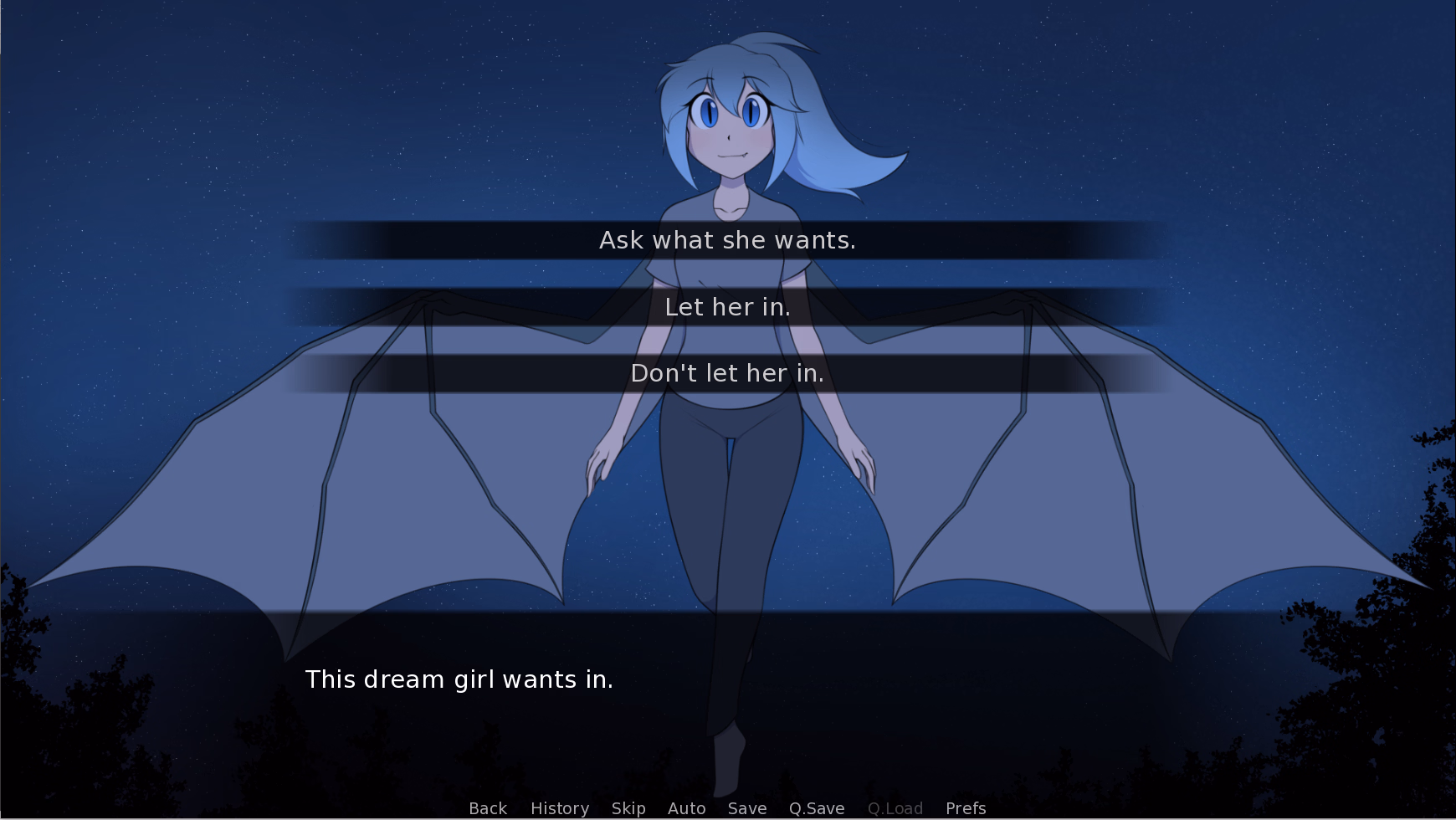 与蝙蝠娘的春宵一夜（A Night with a Bat Girl）v1.0 精翻汉化 游戏截图 6