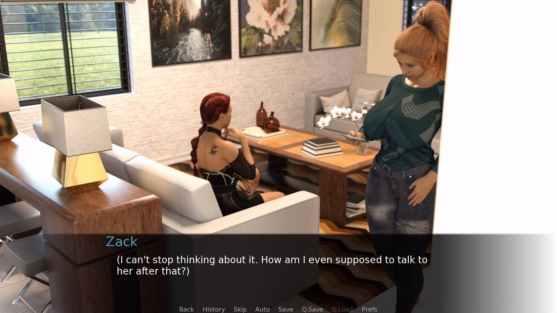 强势扶他继姐:双性美少女的秘密侵犯(One Aggressive Futa Step Sister)v1.03 精翻汉化 游戏截图 3