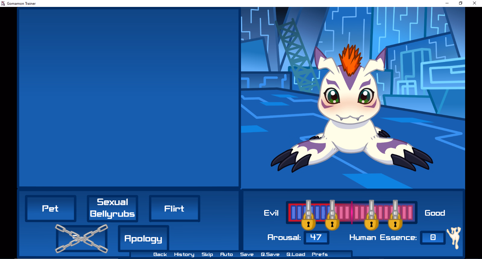 哥玛兽调教：数码宝贝的异种交配（Gomamon Trainer）v0.80 精翻汉化 游戏截图 2