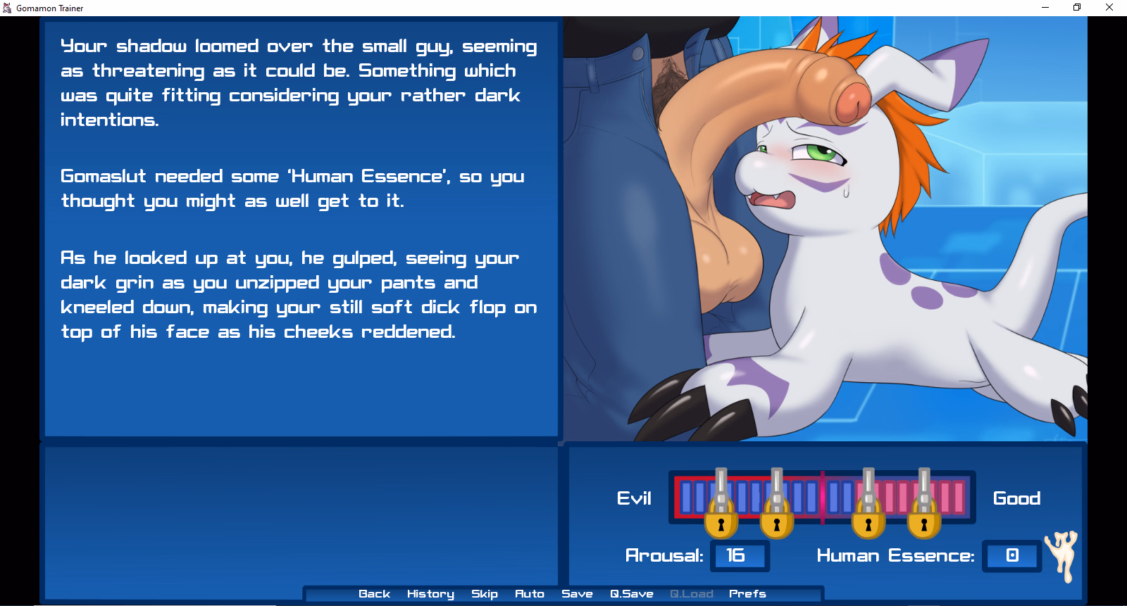 哥玛兽调教：数码宝贝的异种交配（Gomamon Trainer）v0.80 精翻汉化 游戏截图 8