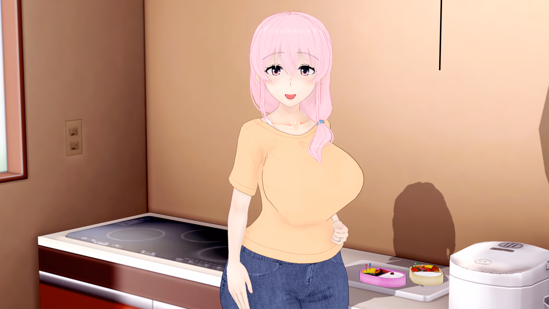 扶他魅魔：赛伦的地球淫乱交换生（SuccuFuta）v0.1 精翻汉化 游戏截图 2