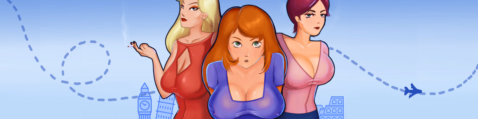命运之乳:巨乳后宫约会模拟器(The Boobs of Destiny)v0.2.6 精翻汉化 游戏截图 1