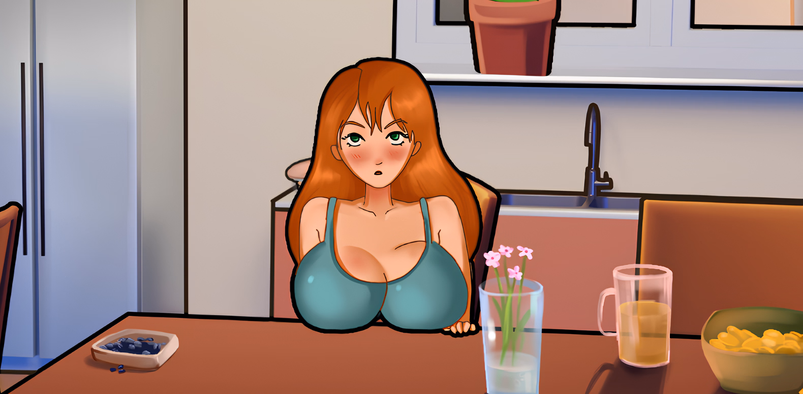命运之乳:巨乳后宫约会模拟器(The Boobs of Destiny)v0.2.6 精翻汉化 游戏截图 2