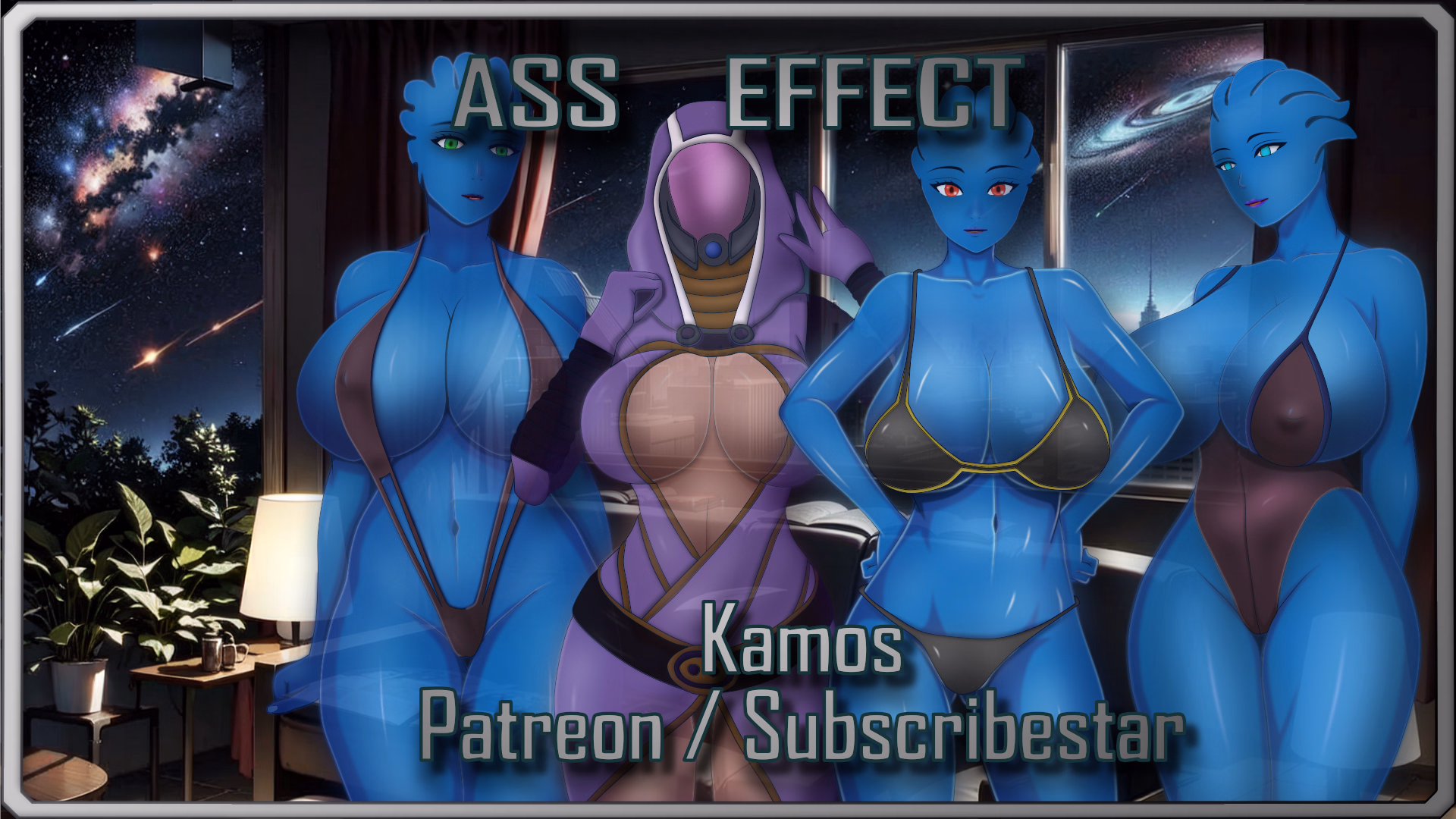 屁股效应：外星女郎的星际群交（Ass Effect）v1.0 精翻汉化 游戏截图 1