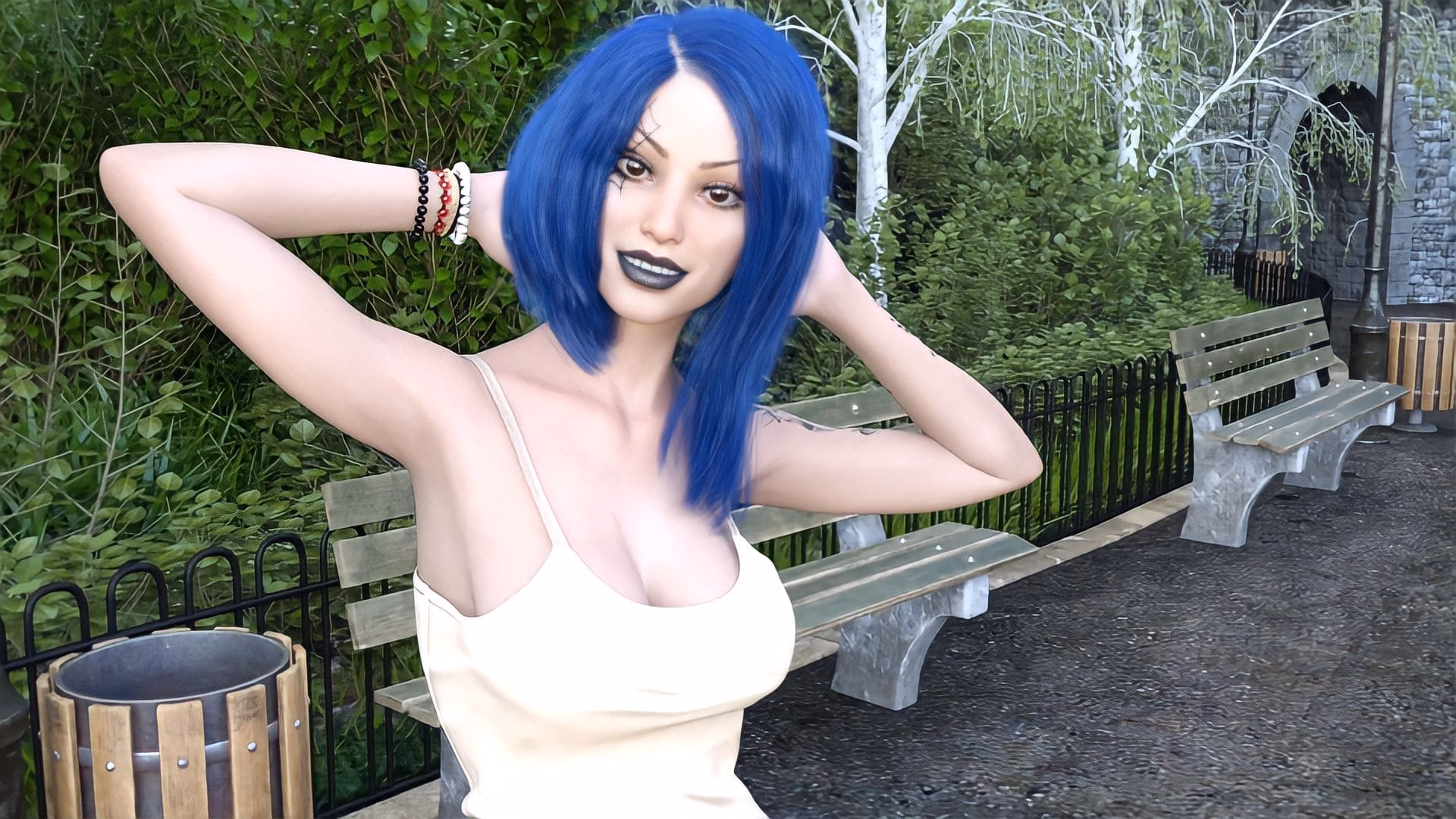 扶他约会模拟器：带把辣妹的诱惑（Futa Dating Simulator）v0.14 精翻汉化 游戏截图 2