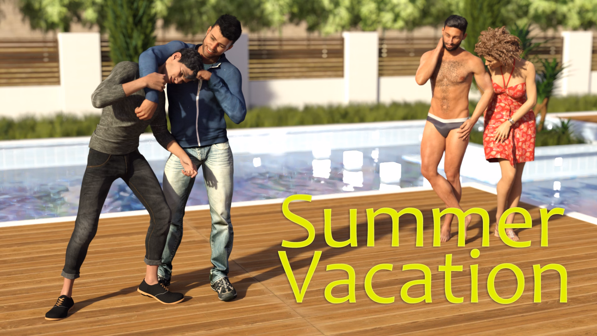 夏日假期：表姐的性爱启蒙（Summer Vacation）v0.9.10 精翻汉化 游戏截图 1
