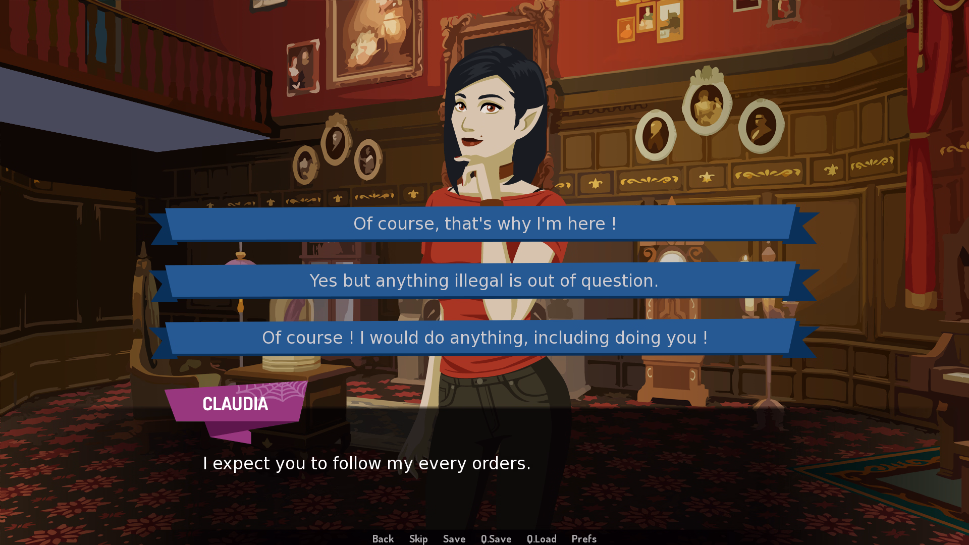 血族红唇：神秘女郎的肉体任务（Vampire Lips）v1.1 精翻汉化 游戏截图 4