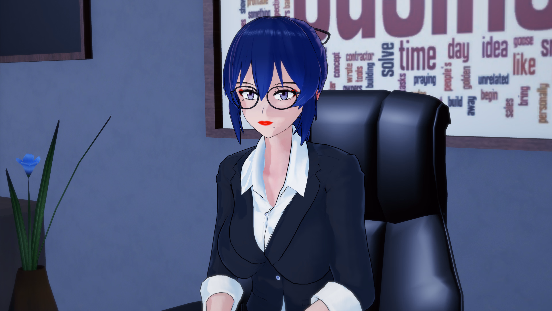 扶她女上司的救赎:职场肉偿(Saved By My Futa Boss)v1.0 精翻汉化 游戏截图 4