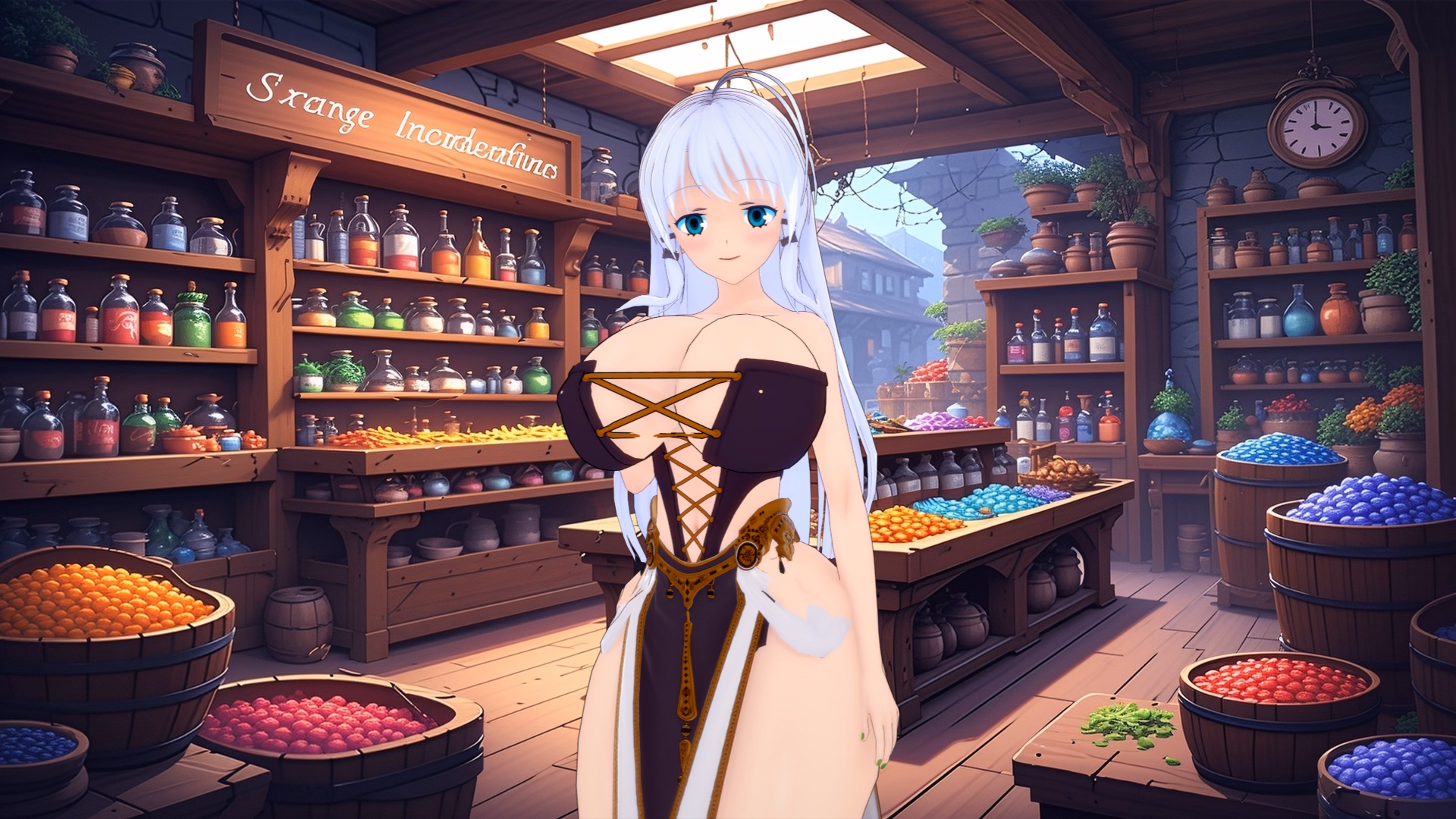 孕育丰满：清纯女大学生的肉体膨胀改造（Brewing Curves）v0.1.2 精翻汉化 游戏截图 3