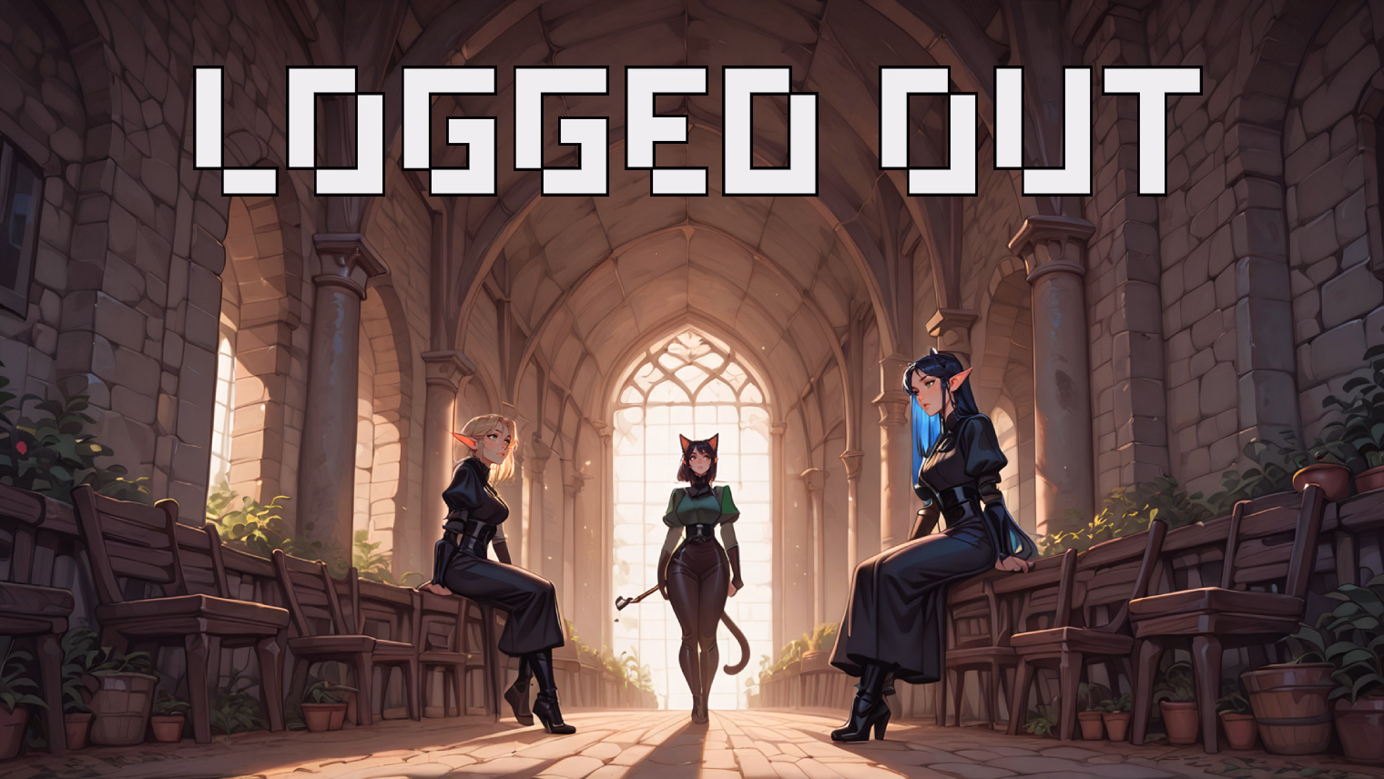 登出现实：VR异世界后宫（Logged Out）v0.01PreAlpha Bugfix 精翻汉化 游戏截图 1