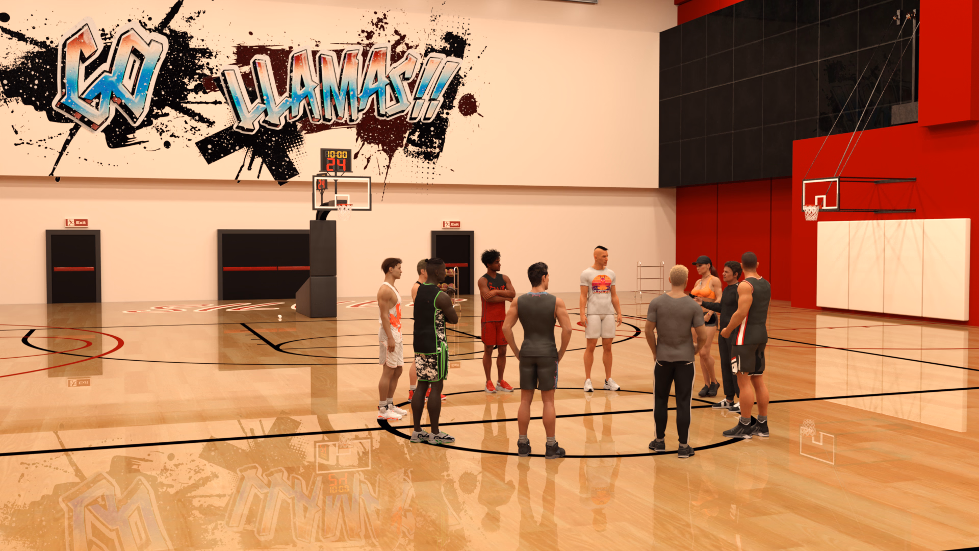 篮球与心理：大学校队的更衣室艳遇（BallPsy）v0.1.1 精翻汉化 游戏截图 6