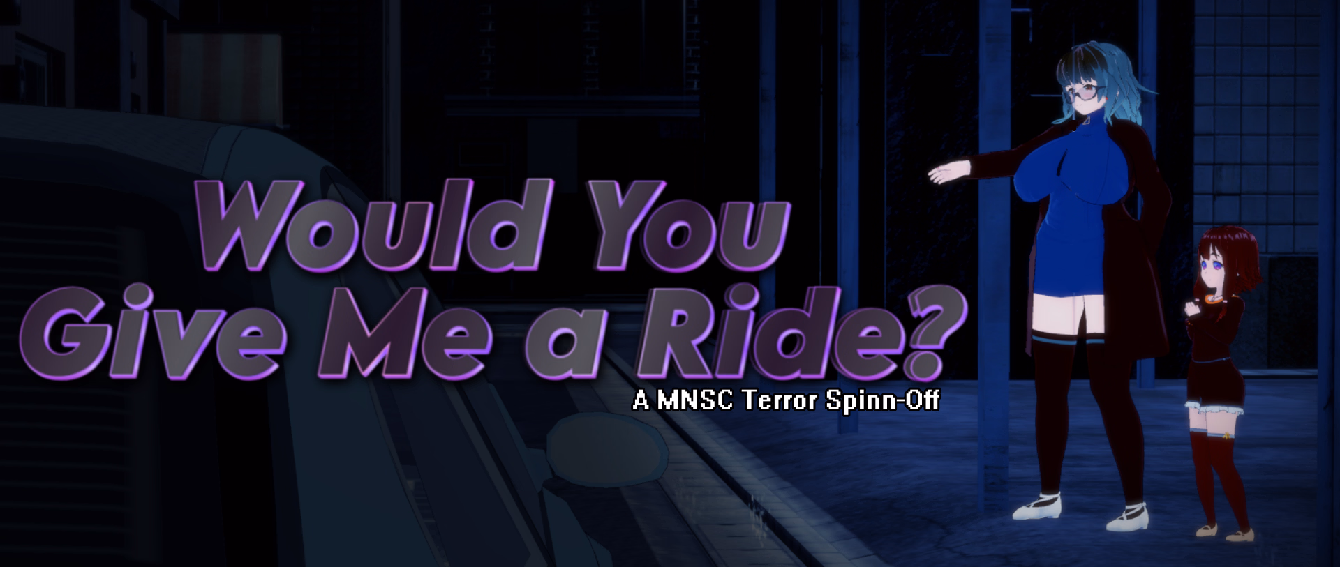 顺风车诱惑：雨夜里的两位湿身少女（Would You Give me a Ride?）v1.0 Final 精翻汉化 游戏截图 1