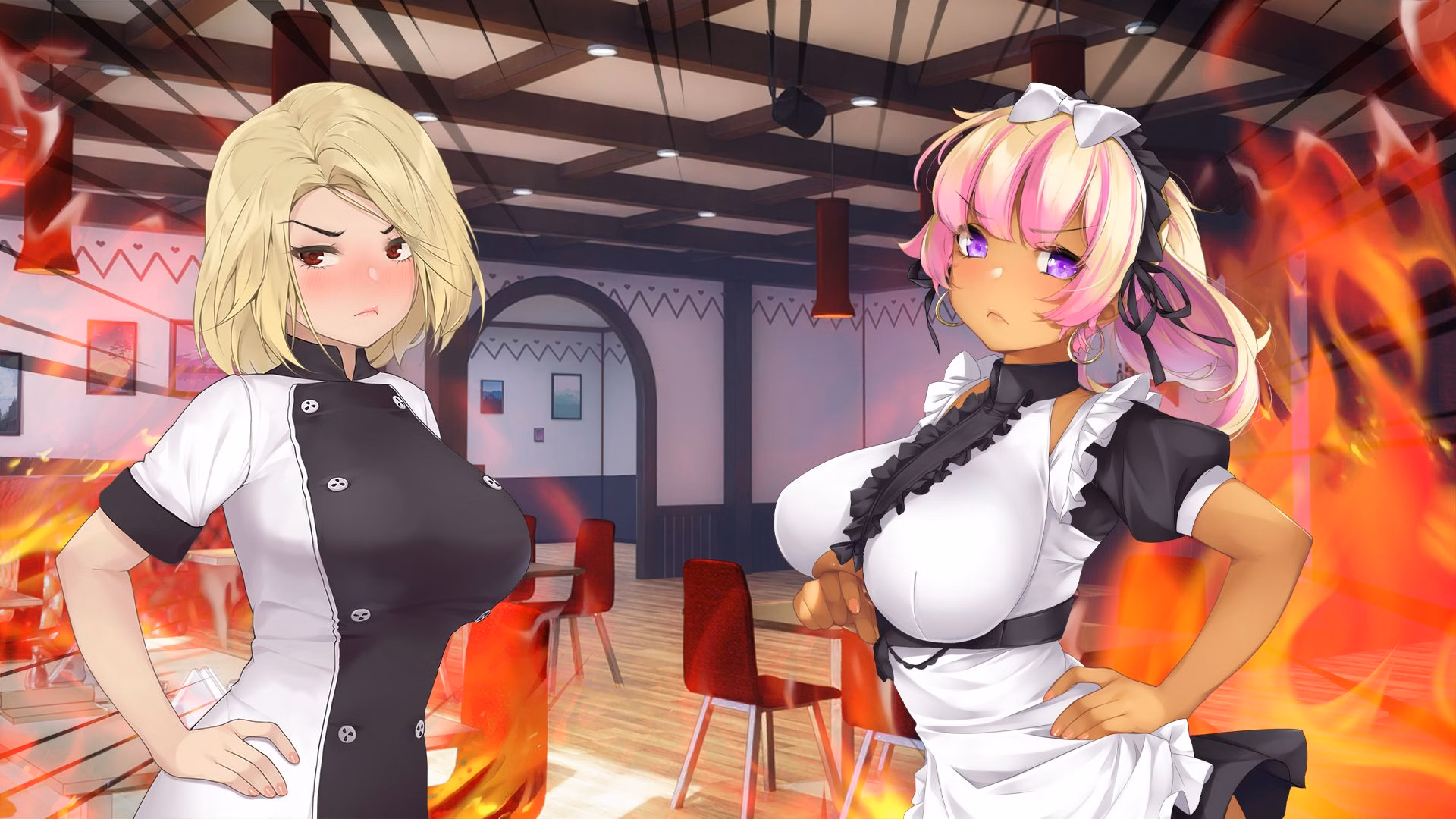 女仆咖啡厅：制服诱惑与肉体服务（Maid Cafe）v1.5 Deluxe 精翻汉化 游戏截图 7
