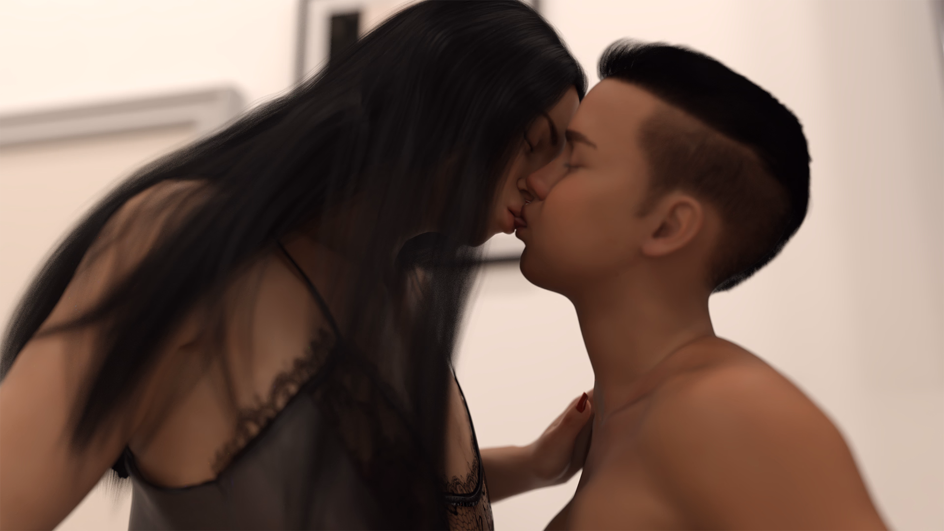 窥视之眼：小镇的禁忌主妇（Under Watching Eyes）v0.1 精翻汉化 游戏截图 3