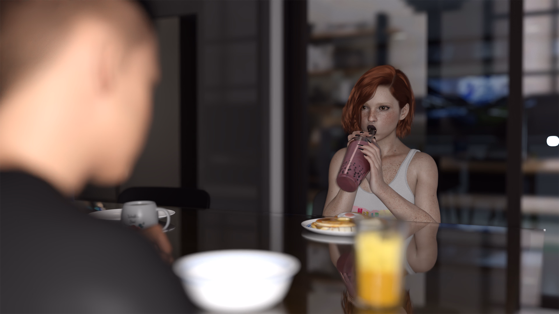 窥视之眼：小镇的禁忌主妇（Under Watching Eyes）v0.1 精翻汉化 游戏截图 5