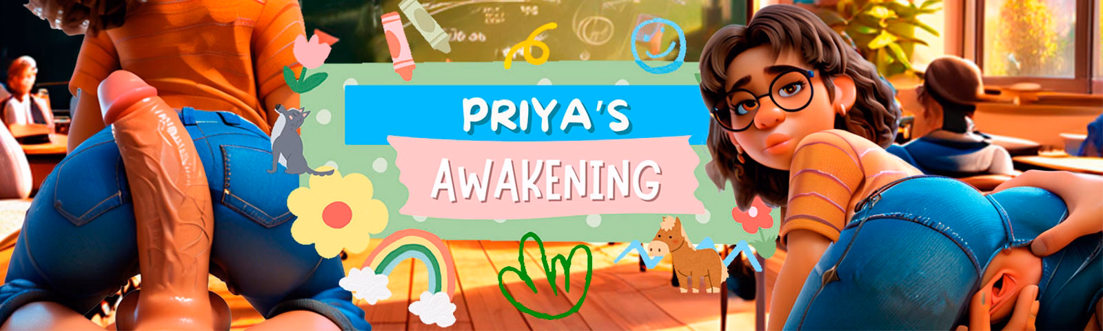普里娅的觉醒：处女性欲探索（Priya's Awakening）Ch.3.1 v0.3.1 精翻汉化 游戏截图 1