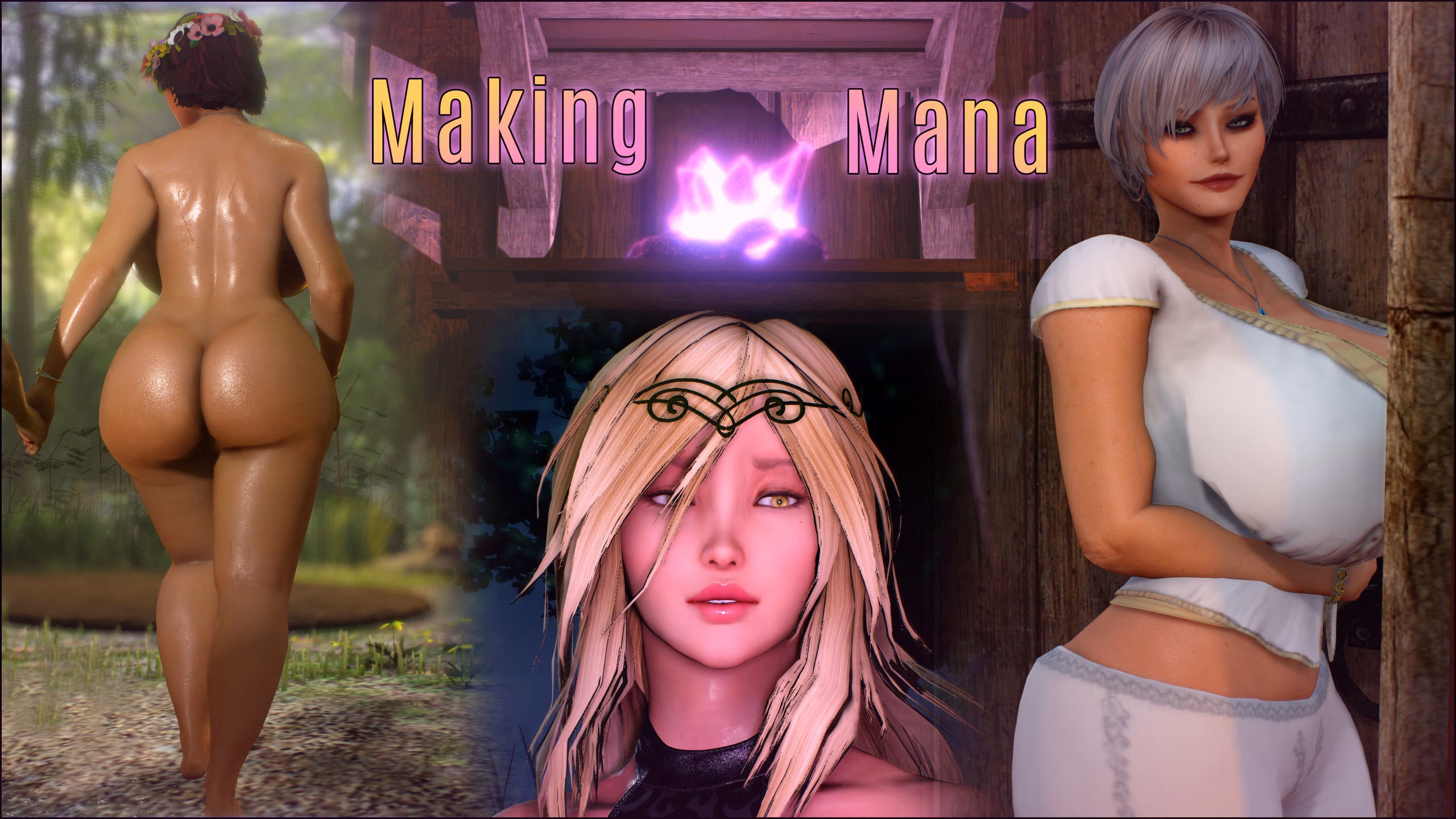魔力榨取：森林深处的淫乱隐居（Making Mana）v1.2 Full 精翻汉化 游戏截图 1