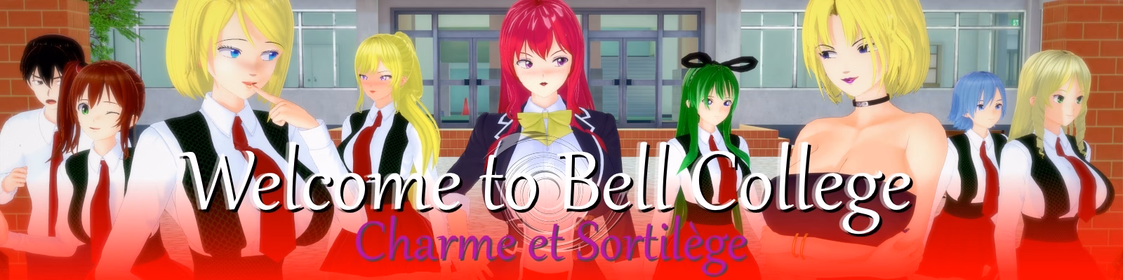 欢迎来到贝尔学院：淫乱黑圣经（Welcome to Bell College - Charme et Sortilège）v0.4.1 精翻汉化 游戏截图 1