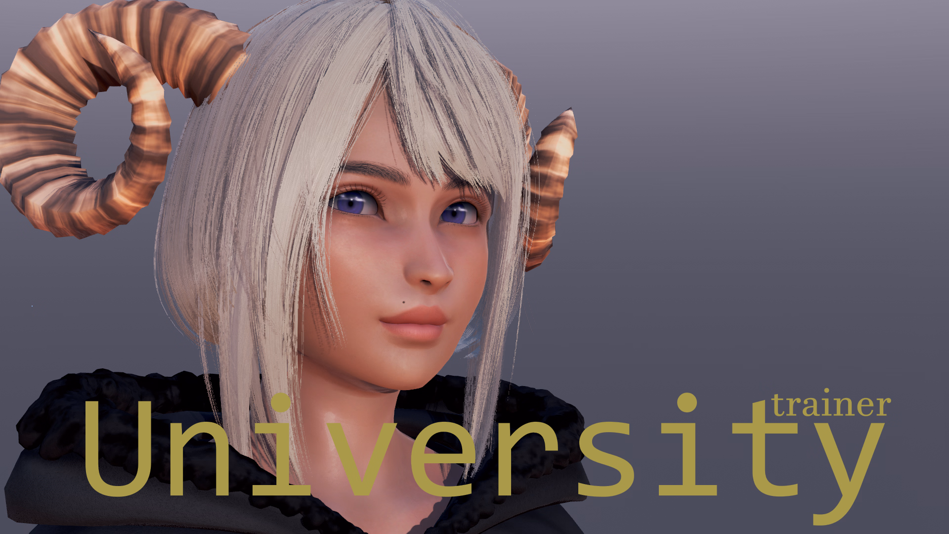 繁衍计划：人外娘羊角兽的配种交配（University Trainer NSFW）v0.3.4 精翻汉化 游戏截图 1