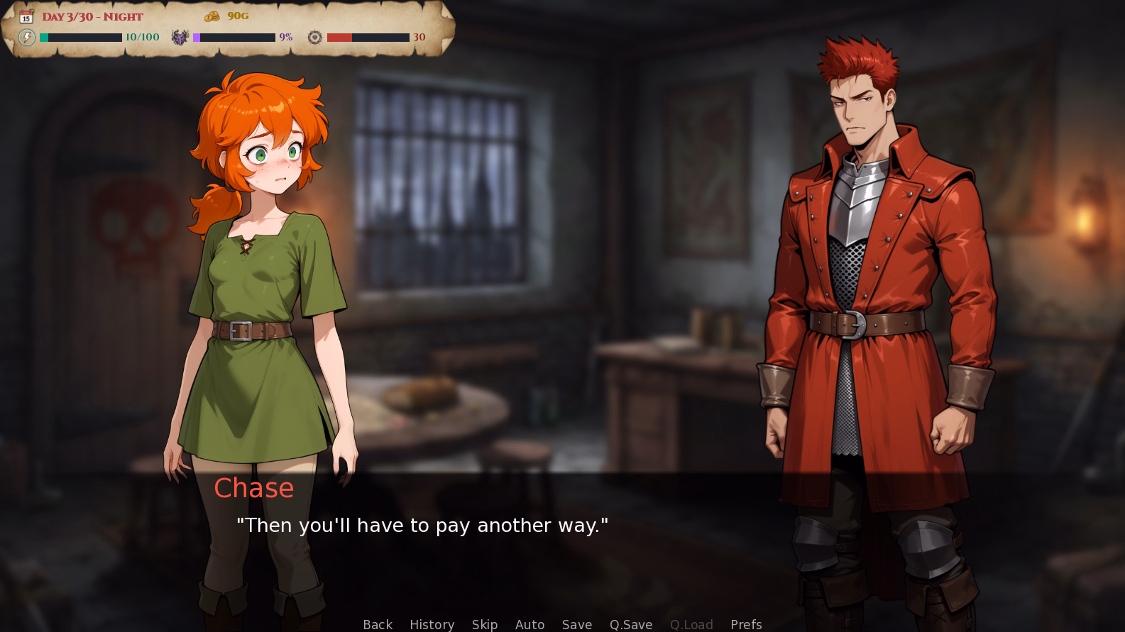 欲望魔药：贫乳炼金术士的堕落（Potion of Desire）v0.4 精翻汉化 游戏截图 2