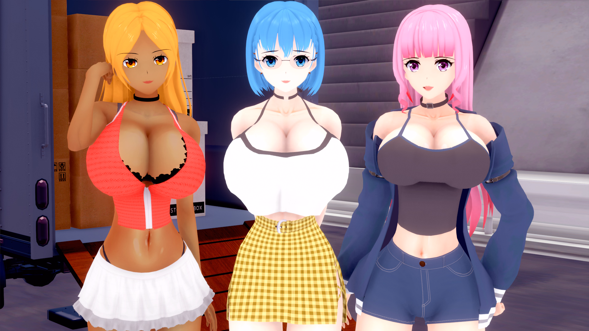 我与四只魅魔的同居生活：榨汁日常（My Life With 4 Succubus）v0.100-b 精翻汉化 游戏截图 1