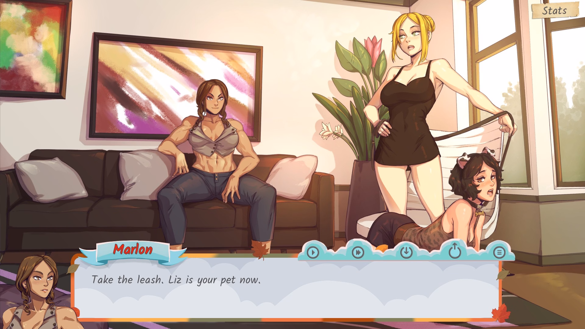 克里斯汀的呵护：百合日常（Christine's Care）v1.0.1 精翻汉化 游戏截图 2