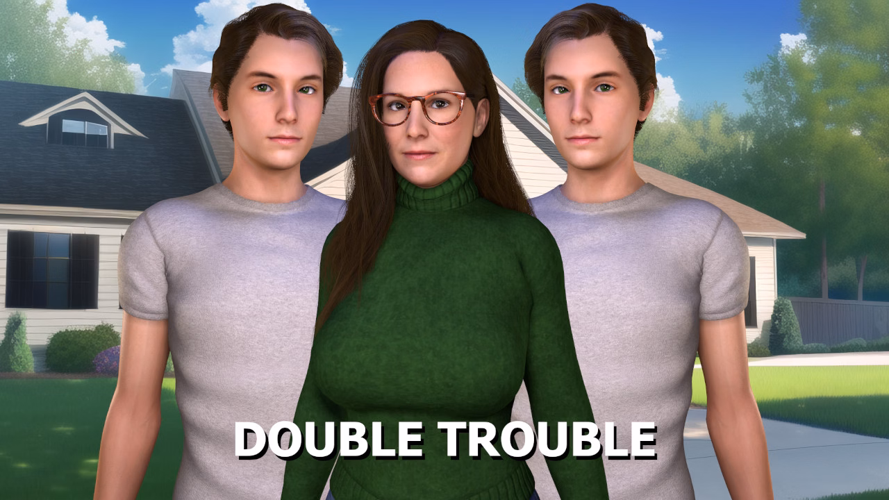 双重麻烦：女房东的地下室催眠（Double Trouble）v0.01a - Demo 精翻汉化 游戏截图 1