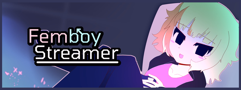 伪娘主播：调教聊天室（Femboy Streamer）v1.0 精翻汉化 游戏截图 1