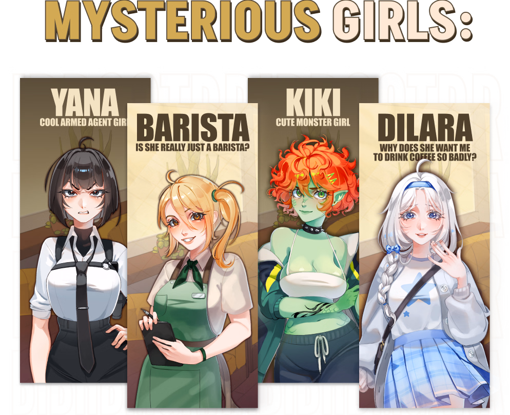 重启现实：魔物娘与武装特工的连环榨精（I Drink Sorrel Coffee to Reboot Reality, but I'm Being Hunted by Monster Girls and Armed Agents）v1.0 精翻汉化 游戏截图 4