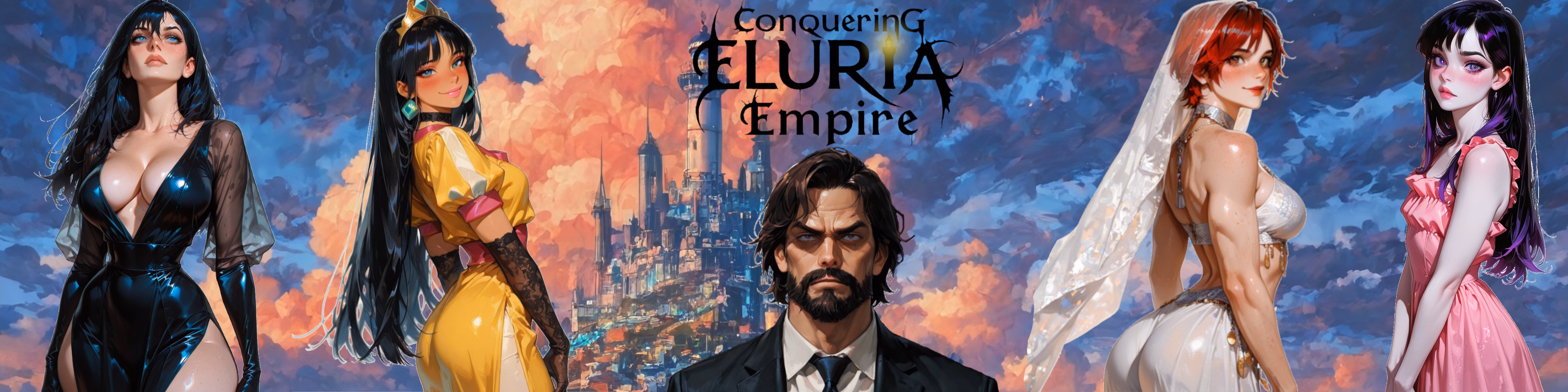征服埃卢里亚帝国：商业大亨的复仇后宫（Conquering Eluria Empire）Act 1 Ch.2 精翻汉化 游戏截图 1