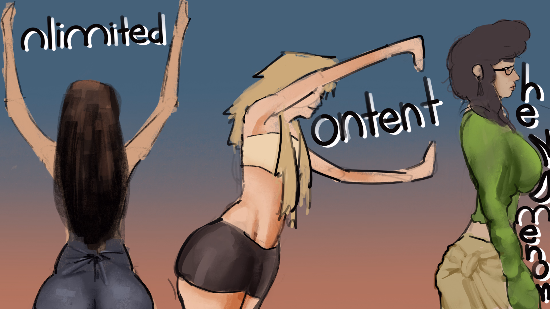 无限内容现象：欠债母女的堕落交易（Unlimited Content Phenomenon）v0.1.1 精翻汉化 游戏截图 1