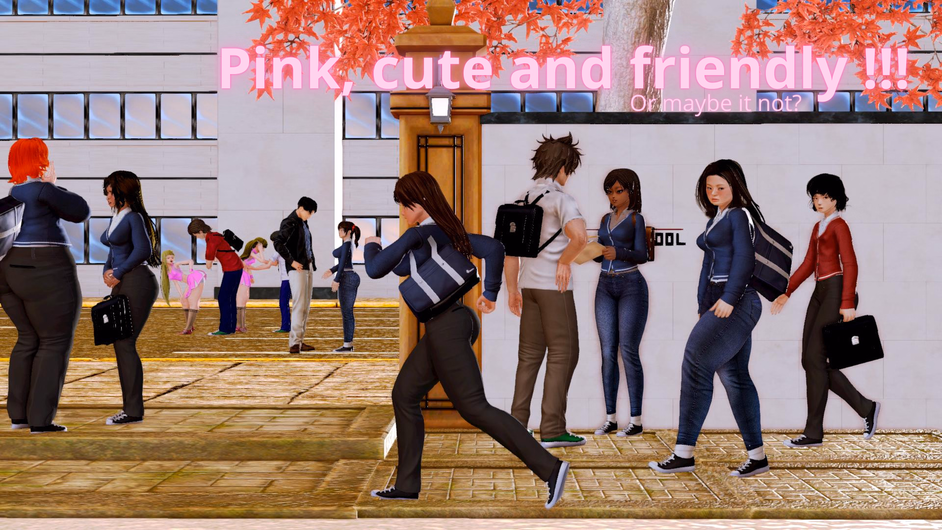 粉色可爱又友好，或许不然？（Pink Cute and Friendly or Maybe Not?）Alpha 0.0.1 精翻汉化 游戏截图 1