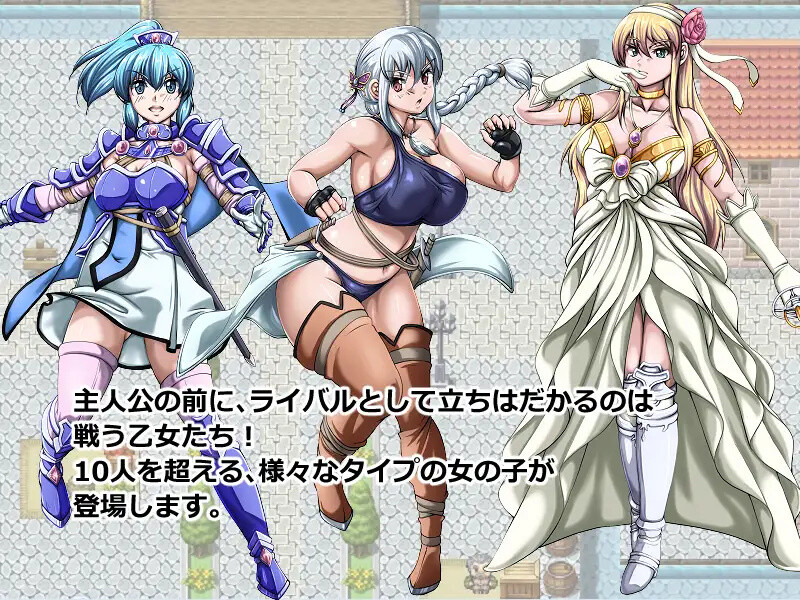 回合RPG/反向X/汉化丨少年剑士VS战斗少女（エルミア剣闘物語-少年剣士VS戦う乙女たち-）V2.05 机翻汉化【20250430】 游戏截图 1