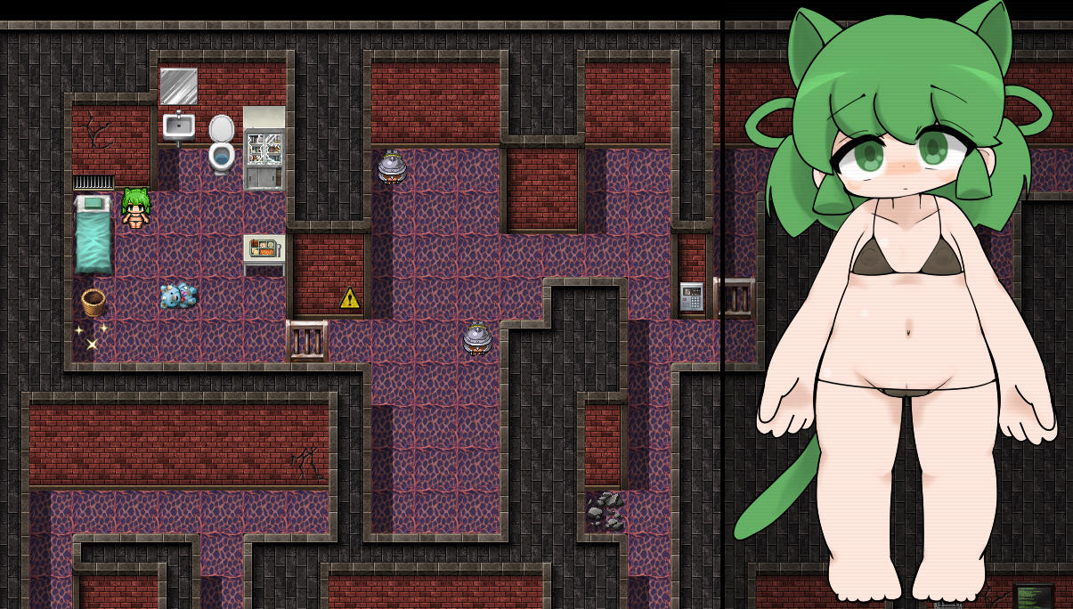 曰式RPG/新作丨猫酿实验楼 ～触守篇～ にゃん酿実験棟 ～触守編～ v1.01 PC+安卓 那嵌AI汉化版 【20250822】 游戏截图 2