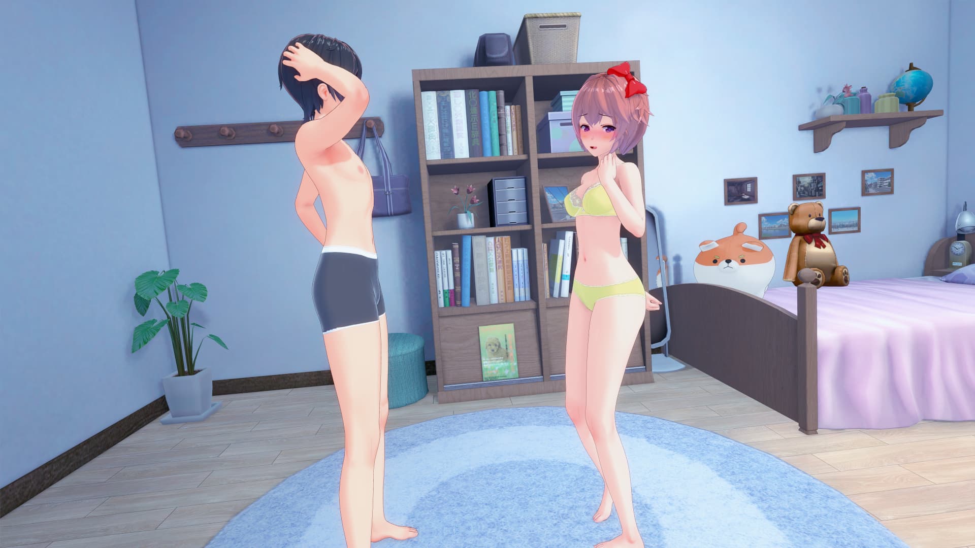 亚洲风SLG/动态/汉化丨 心跳心跳假期 Doki Doki on Vacations V0.5  【20241224】 游戏截图 5