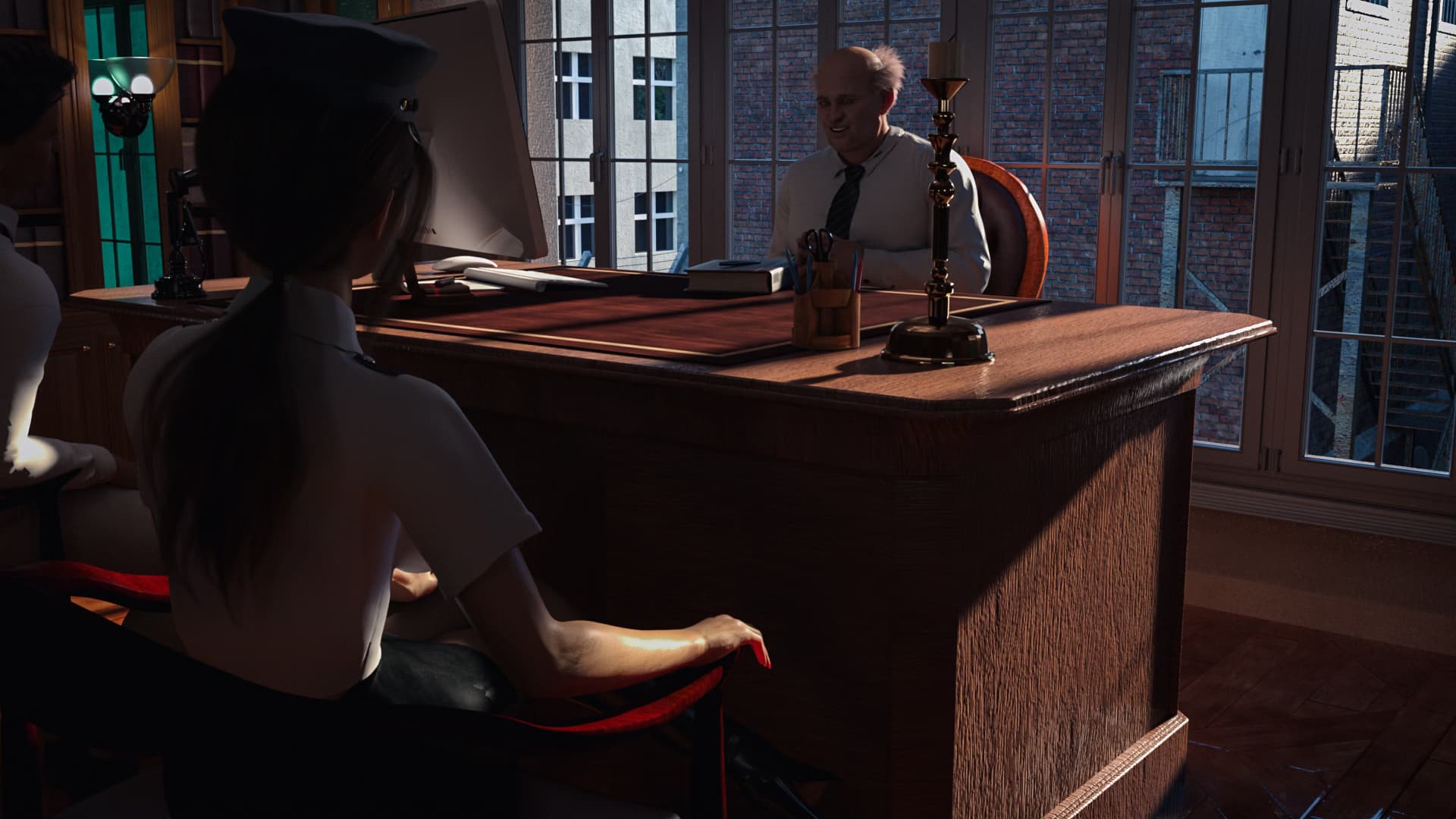 欧美SLG动态丨 狱警（The Prison Guard）V0.3.0 PC+安卓 汉化中文 【20250313】_1 游戏截图 2