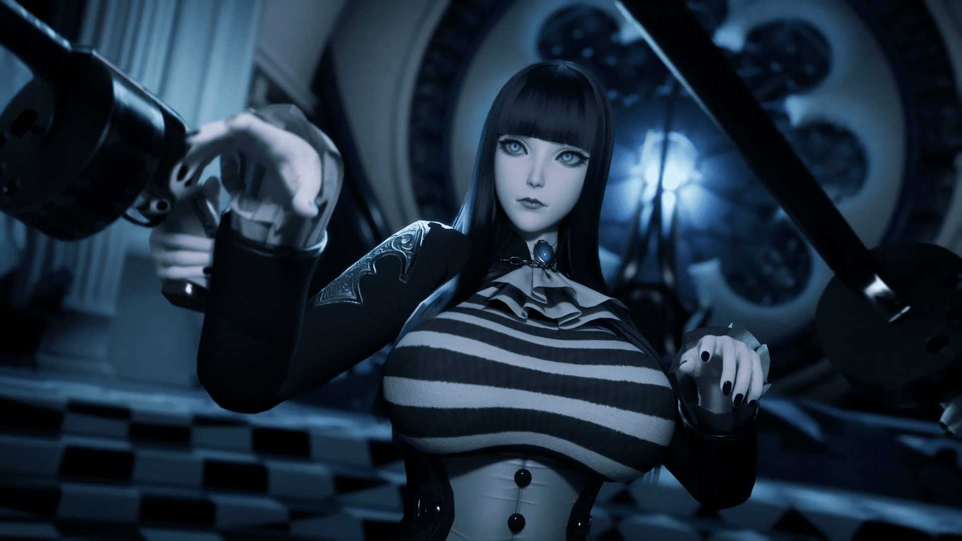 3D/官中丨 魔女的侵袭:库洛的房间 Under The Witch:Kuro's Room Ver0.3.2 【20241112】 游戏截图 2