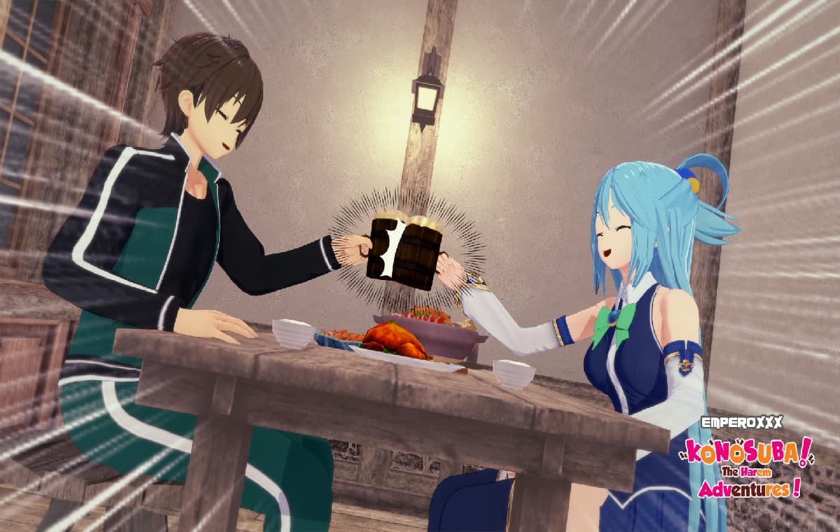 亚洲风SLG/同人/更新丨 为美好的世界献上祝福：后宫大冒险 KonoSuba - The Harem Adventures v2.5b  汉化版【20250403】_1 游戏截图 7