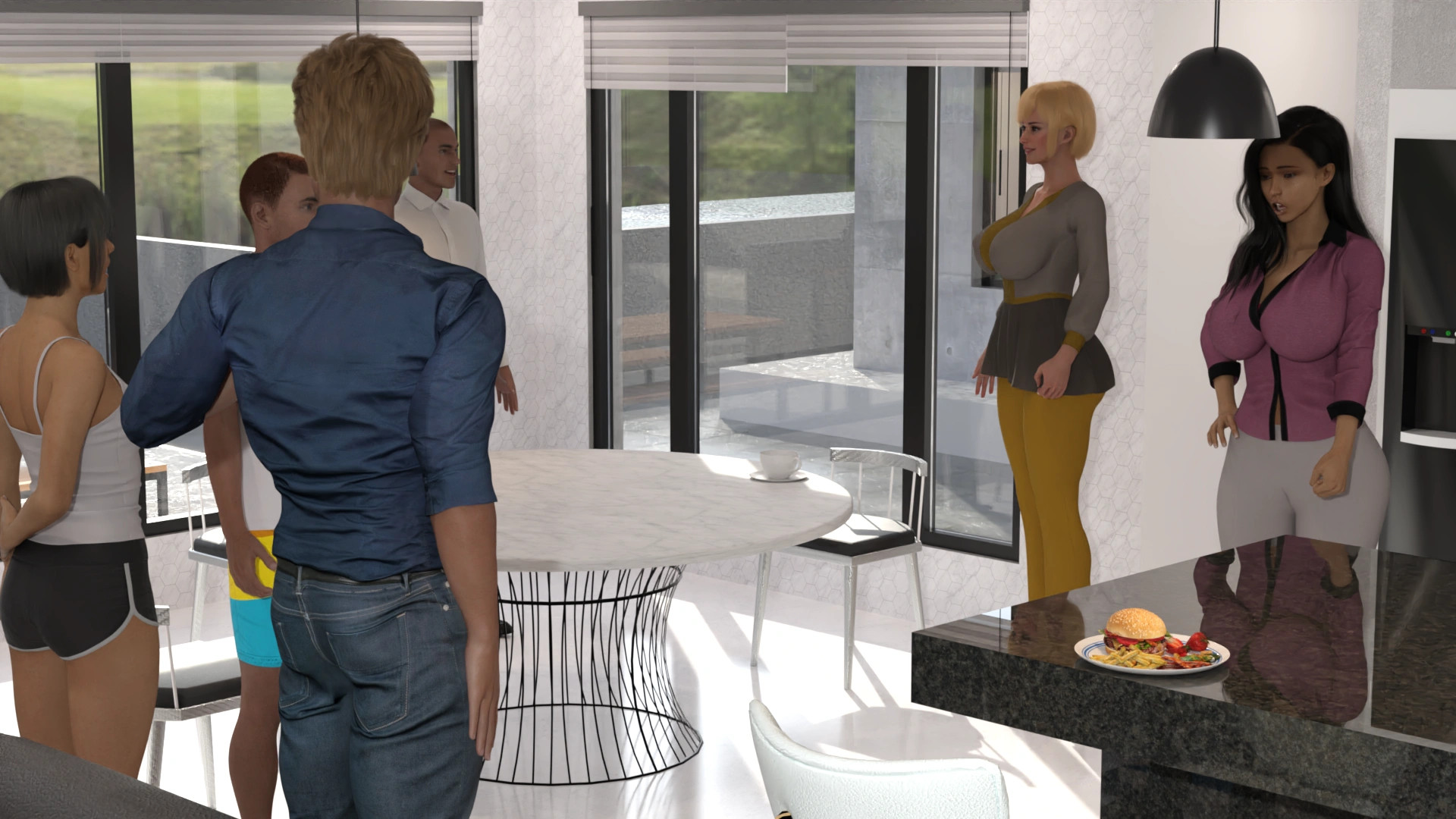 欧美SLG汉化动态丨认识新邻居0.3汉化版 Meet the New Neighbors  v0.4【20240120】 游戏截图 3